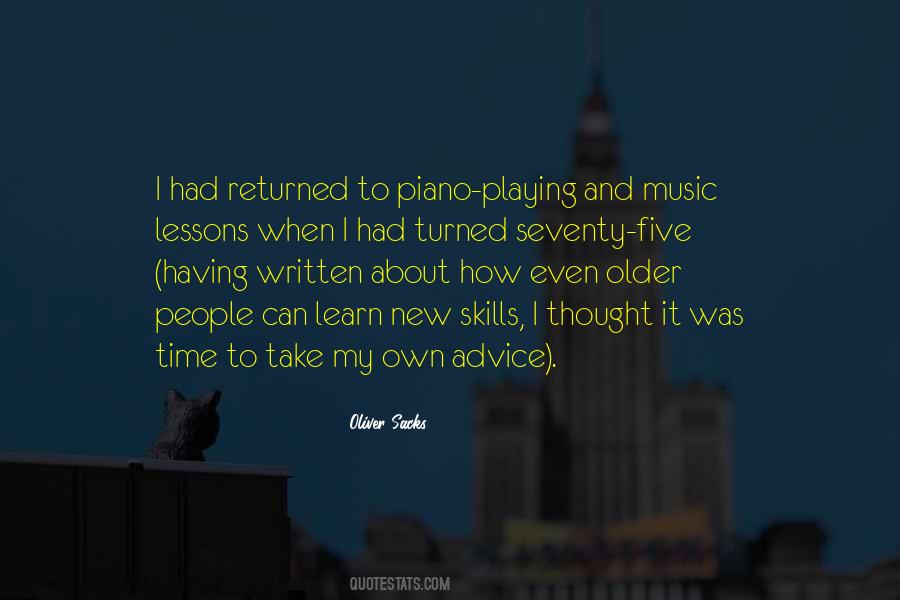 Quotes About Piano Lessons #539747
