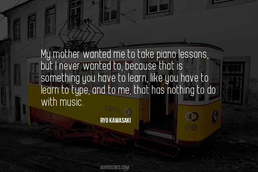 Quotes About Piano Lessons #837364