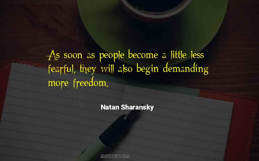 Quotes About Demanding Freedom #659543