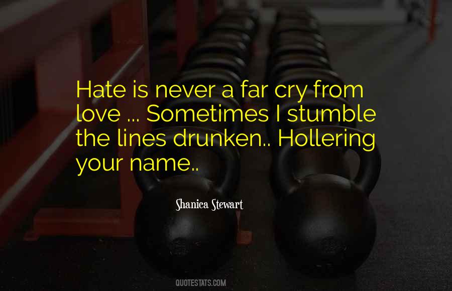 Quotes About Drunken Love #1058059