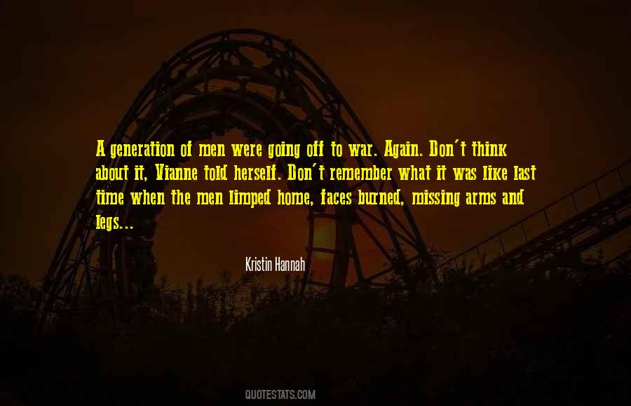 Quotes About Going Off To War #1241194