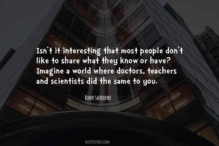 Quotes About Doctors And Teachers #1427810