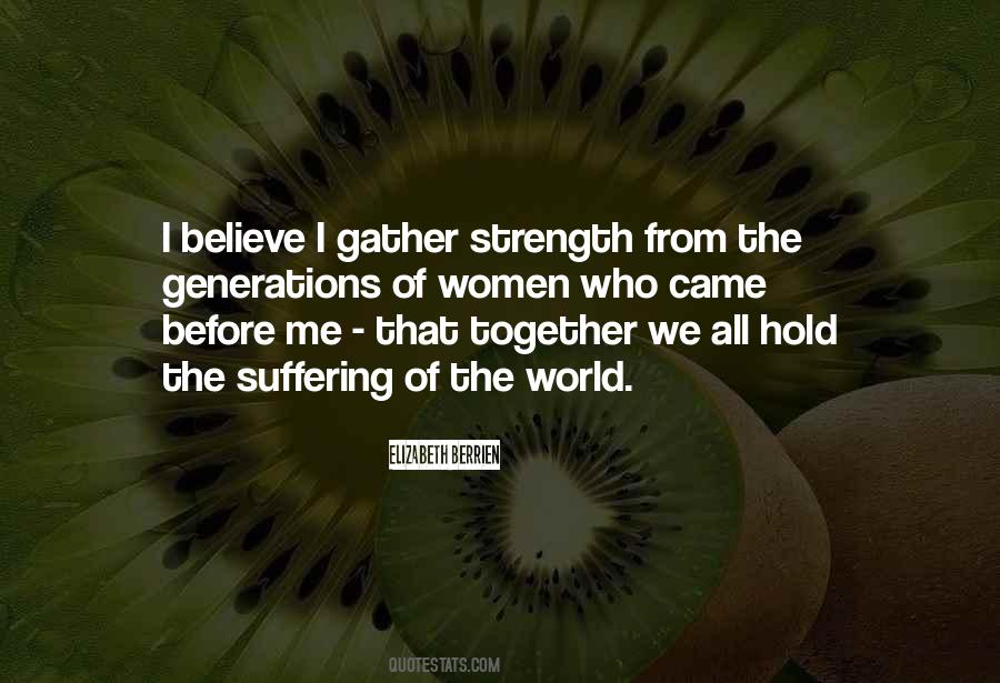 Quotes About Suffering Together #1029968