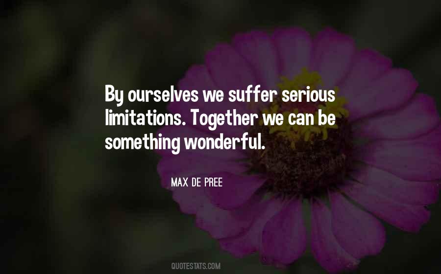 Quotes About Suffering Together #1714012