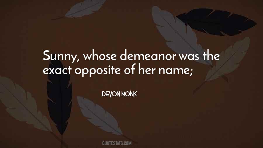 Quotes About Demeanor #1228302