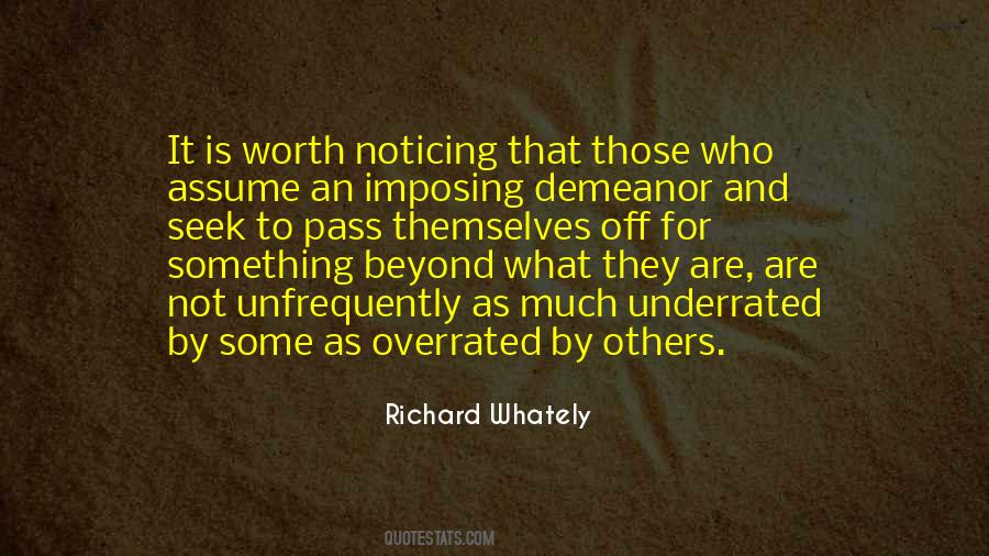 Quotes About Demeanor #1395025