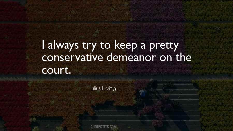 Quotes About Demeanor #547584