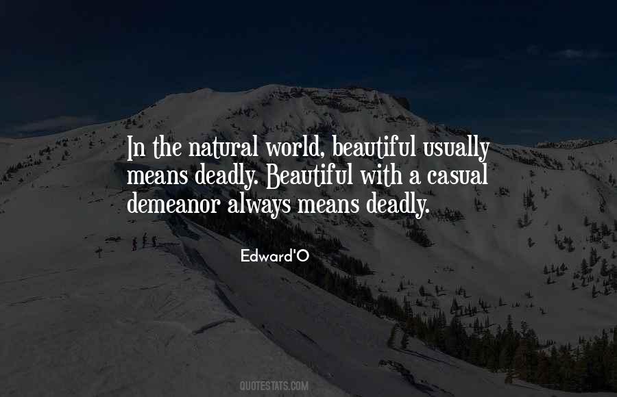 Quotes About Demeanor #561146