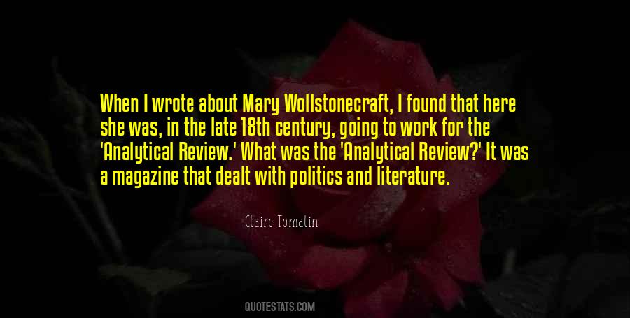 Quotes About Literature Review #406556