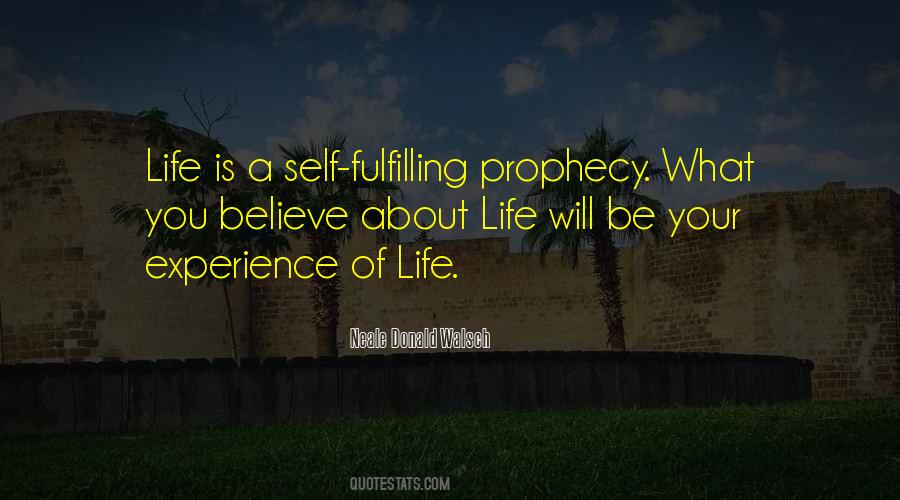 Quotes About Self Fulfilling Prophecy #6447