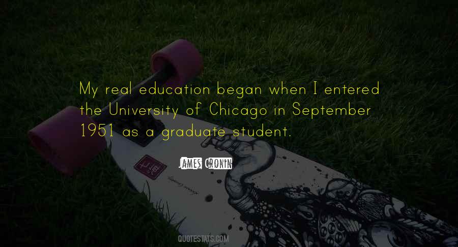 Quotes About The University Of Chicago #15246