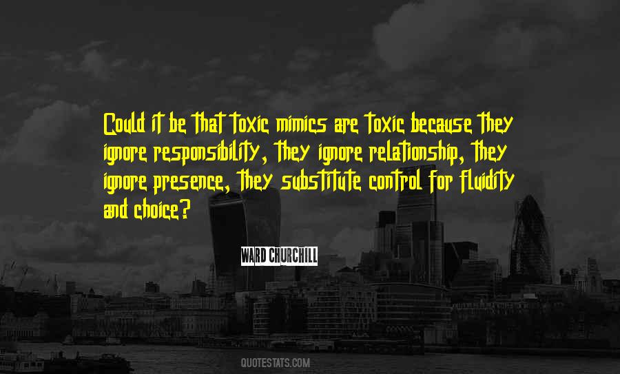 Non Toxic Quotes #14981
