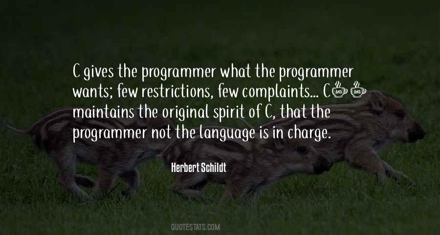 Quotes About C Programming Language #1291849