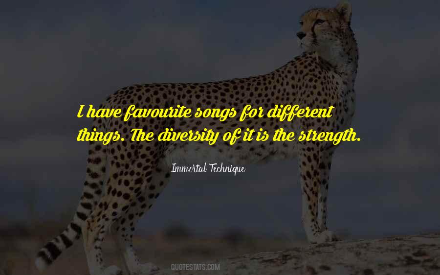 Quotes About Diversity And Strength #707251