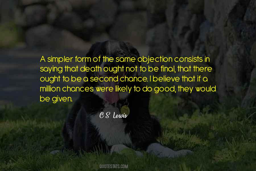 Final Chance Quotes #364576