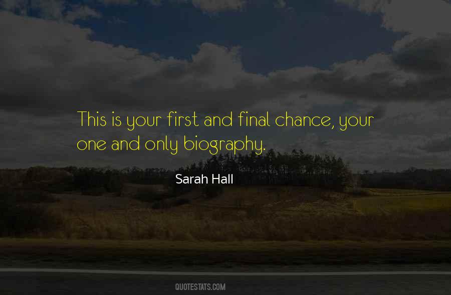 Final Chance Quotes #736008