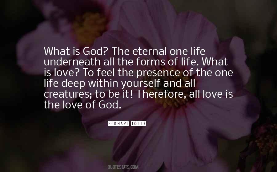 Quotes About God's Eternal Love #722408