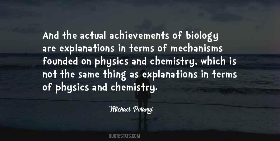 Quotes About Physics And Chemistry #456514