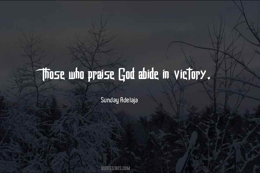 Quotes About Victory In God #1085827