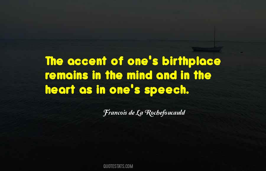 Quotes About Birthplace #254785