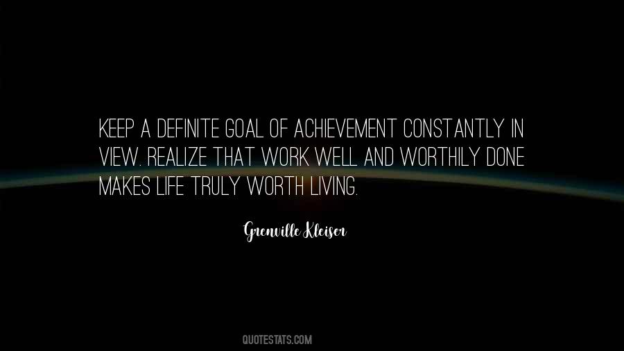 Quotes About Goal Achievement #153135