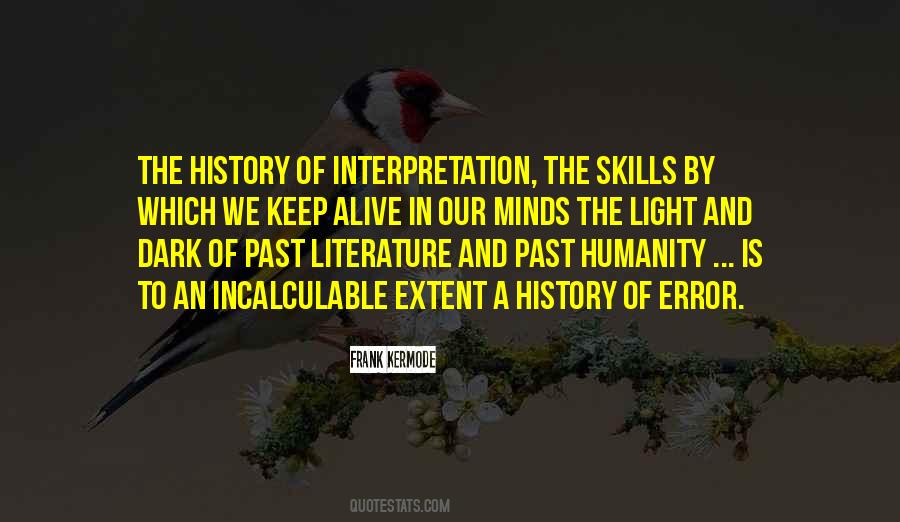 Quotes About Literature And Humanity #1123435