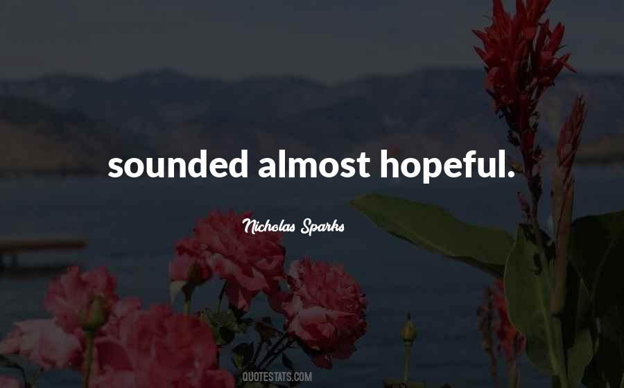 Ever Hopeful Quotes #58867