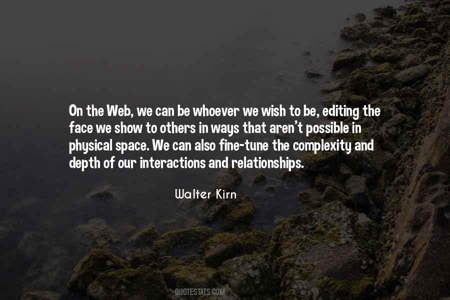 Quotes About Physical Space #154063