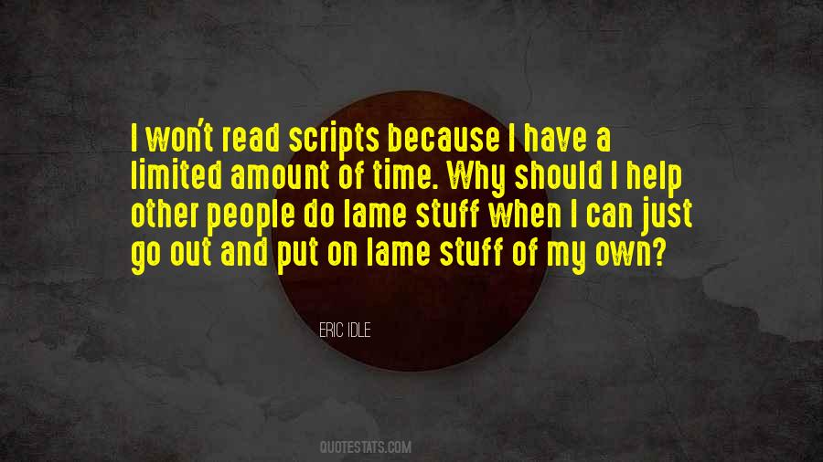 Quotes About Idle Time #1424920