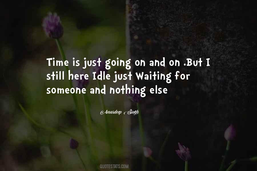 Quotes About Idle Time #195069