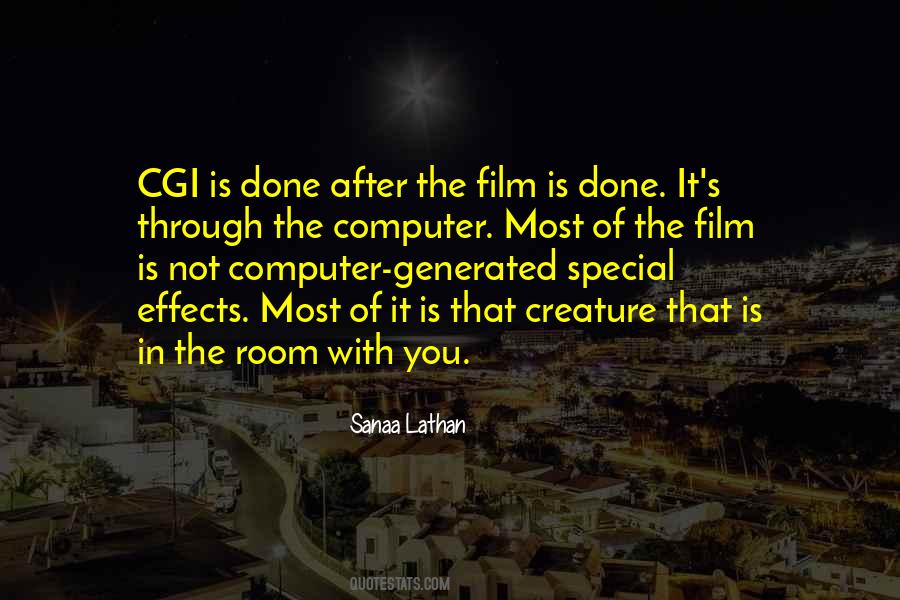 Quotes About Cgi #622011