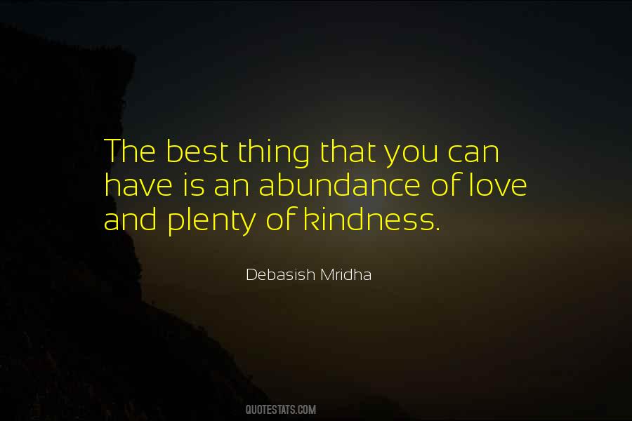 Abundance And Love Quotes #1156640