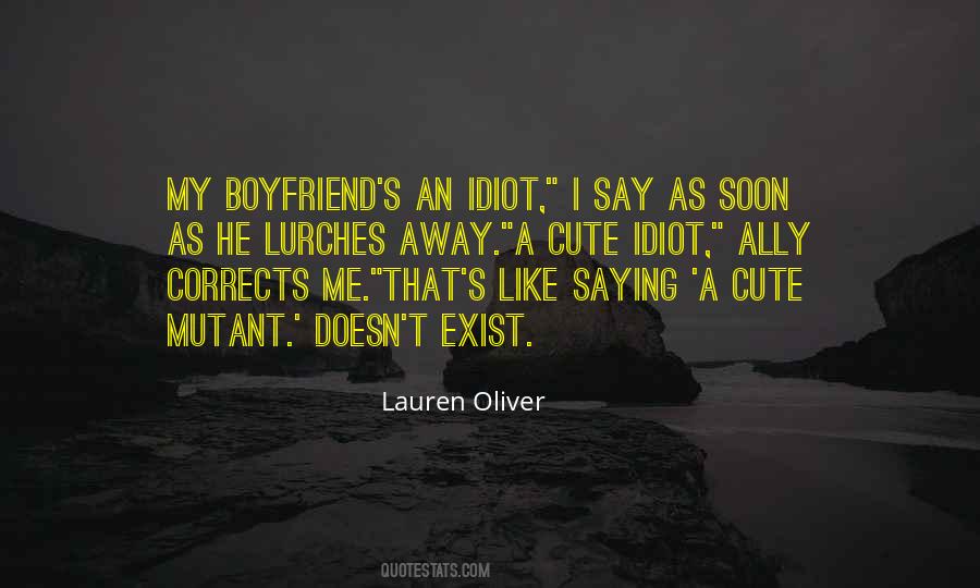 Quotes About Cute Boyfriend #165661
