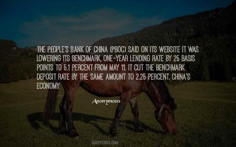 Quotes About China's Economy #1772410