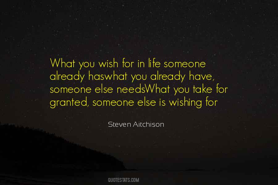 Quotes About Wishing You Were Someone Else #1403129
