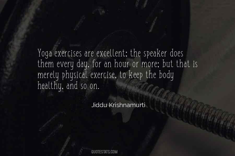 Quotes About Physical Exercise #1606778