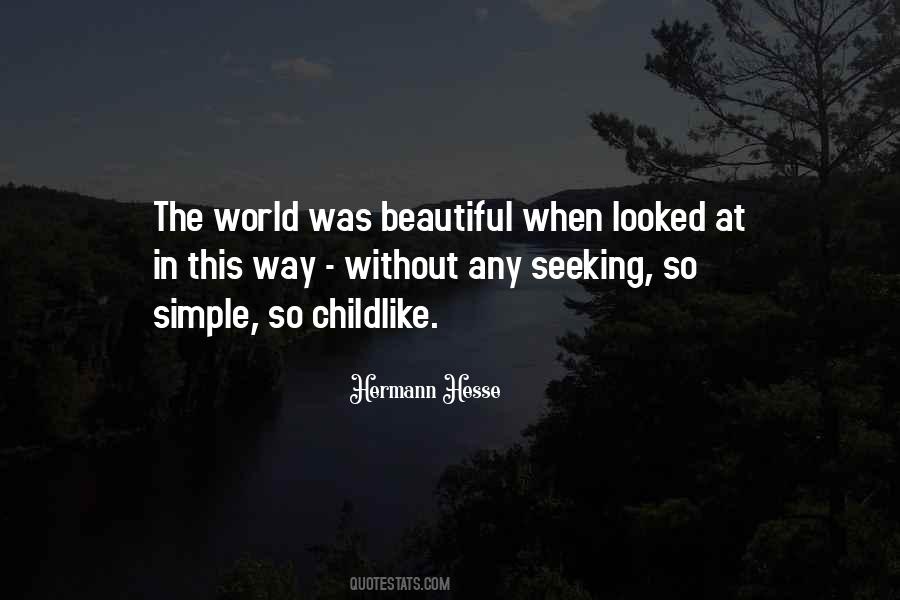 Beauty In Simplicity Quotes #1388768