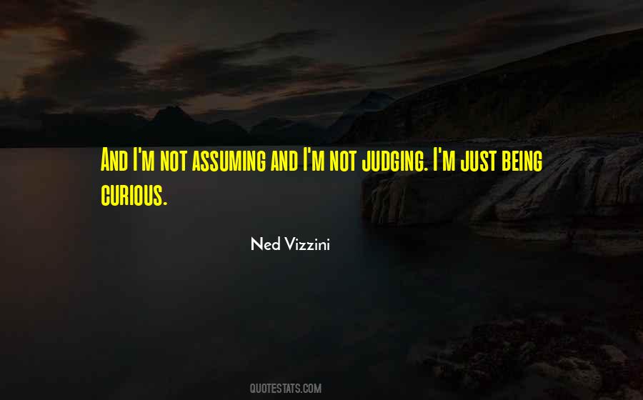 Not Judgmental Quotes #1410711