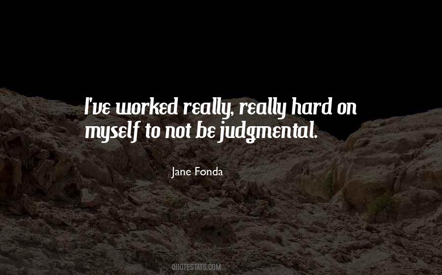Not Judgmental Quotes #230088