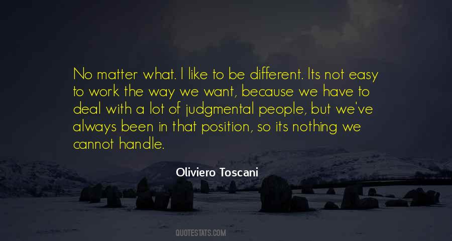 Not Judgmental Quotes #494743