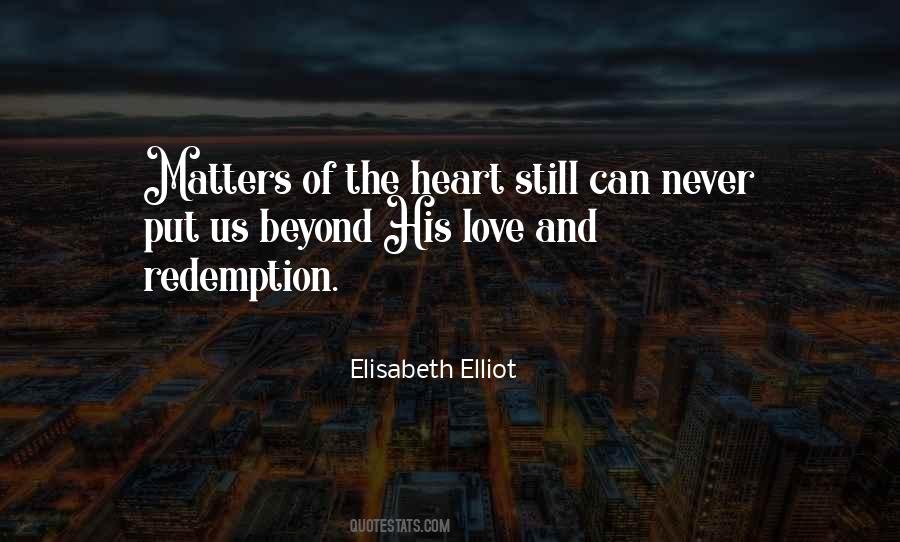 Quotes About Redemption And Love #488179