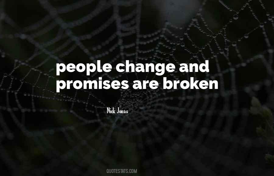 Quotes About Broken Promises #501361