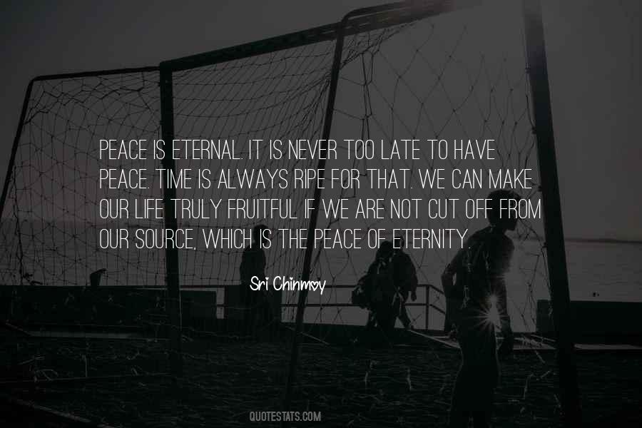 Quotes About Eternal Peace #718702