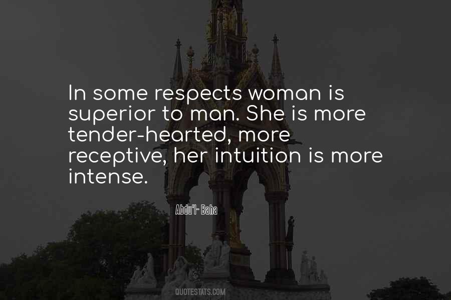 Quotes About A Woman's Intuition #152885