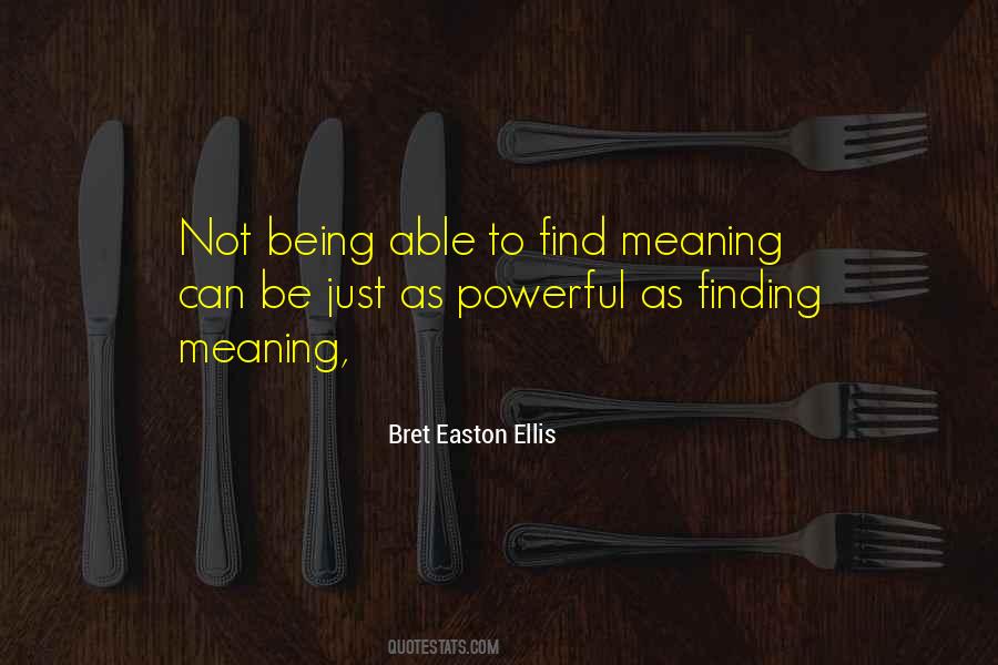 Finding Meaning Quotes #1184195