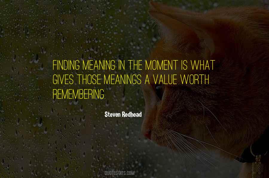 Finding Meaning Quotes #1804945