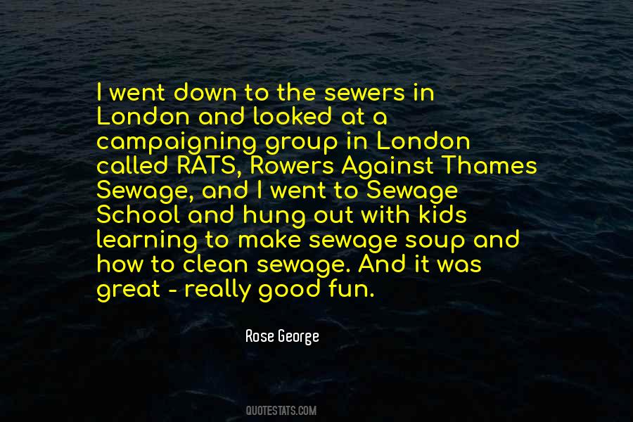 Quotes About Sewage #574999