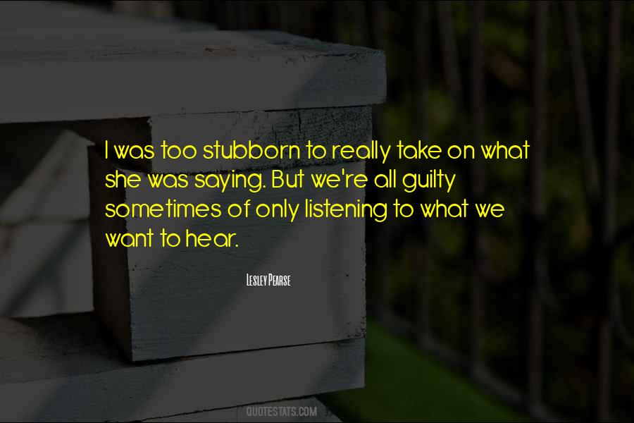 On Listening Quotes #82162