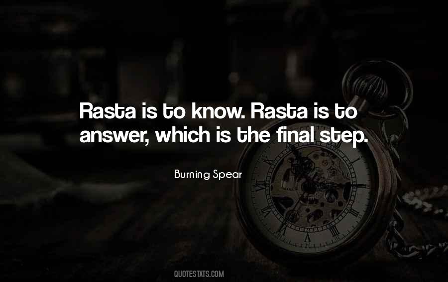 Quotes About Rasta #1464849