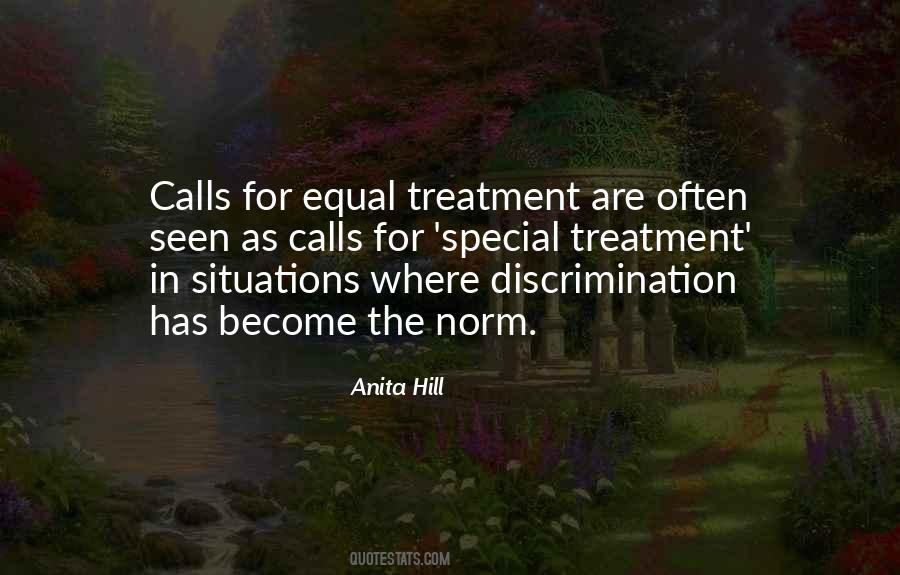 Quotes About Equal Treatment #1559917